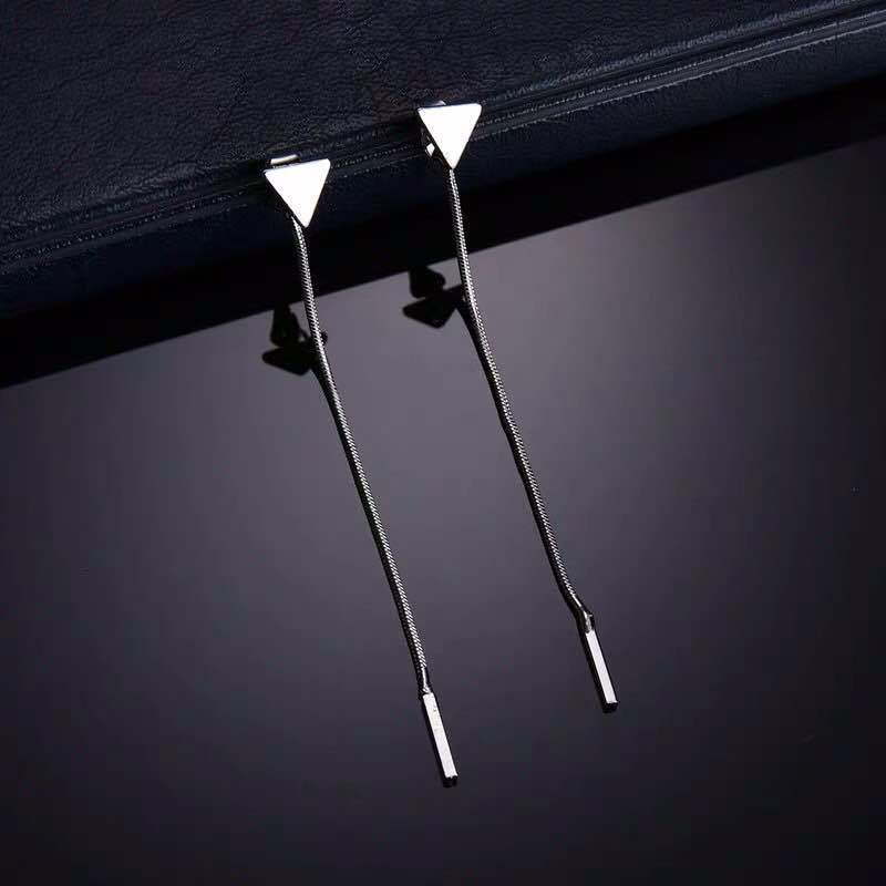 ALong Earrings Female Tassel Earrings Triangle Earrings Small Earrings - ZENTRION