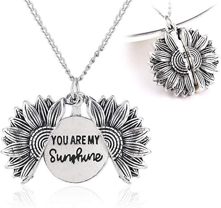 You Are My Sunshine Sunflower Necklace – Women’s Pendant Necklace - ZENTRION