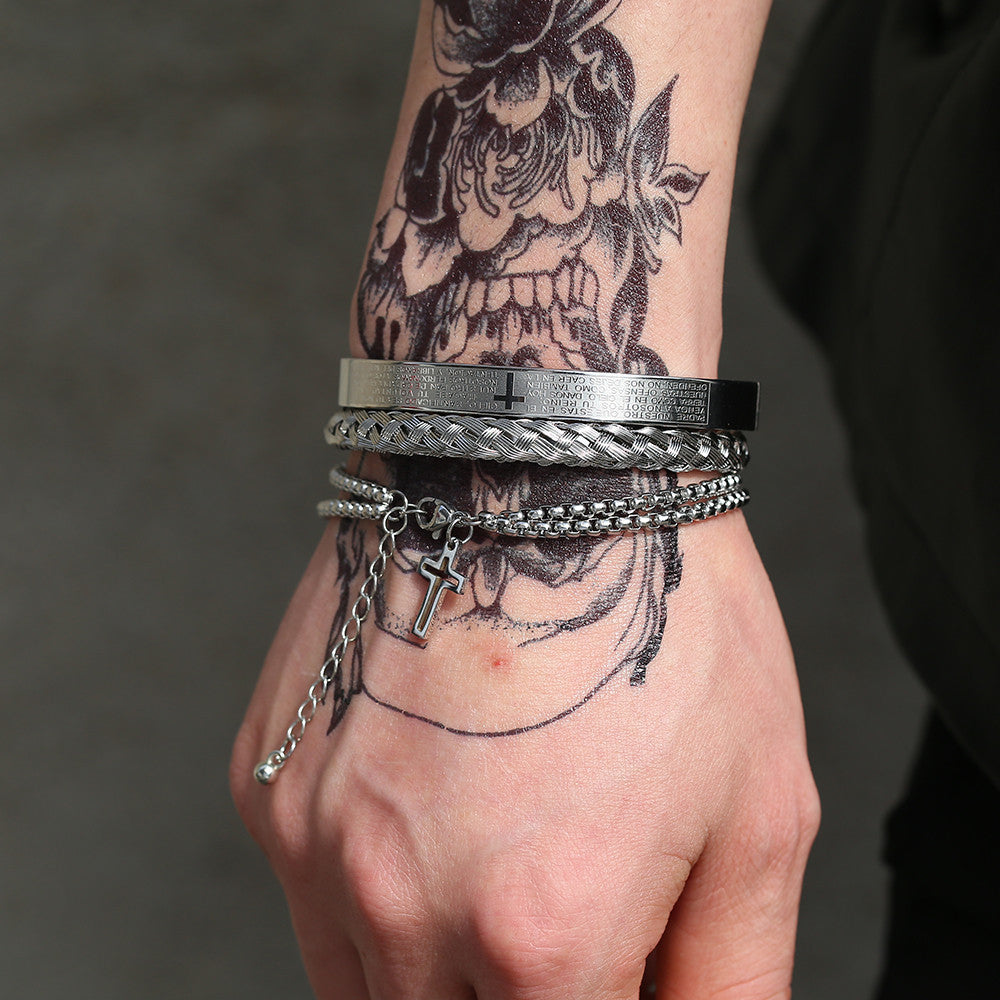 Party Men’s Bangle Bracelet – Stylish & Elegant Men’s Bangle Accessory - ZENTRION