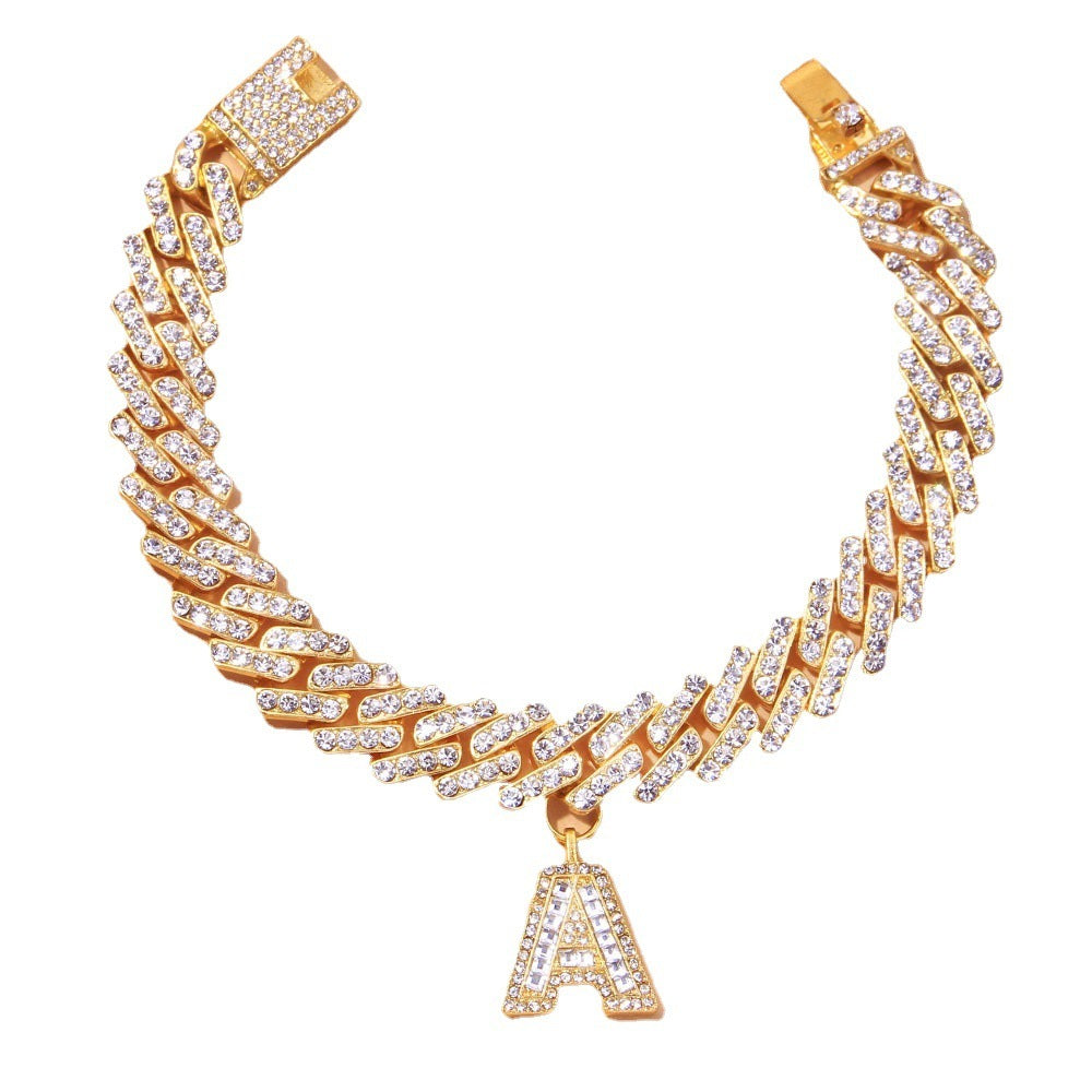Hip Hop Cuban Anklet – Customizable with Letter Option - ZENTRION