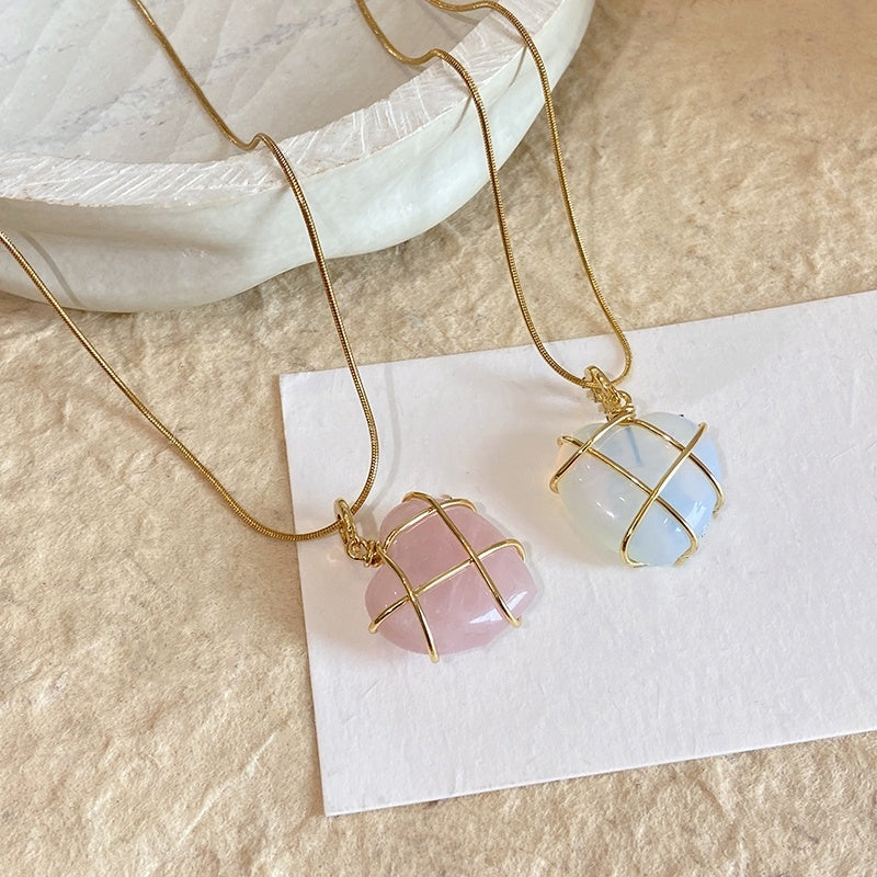 Fashion Moonstone Necklace For Cartoon Princess Love Girl Necklace Novelty Jewelry - ZENTRION