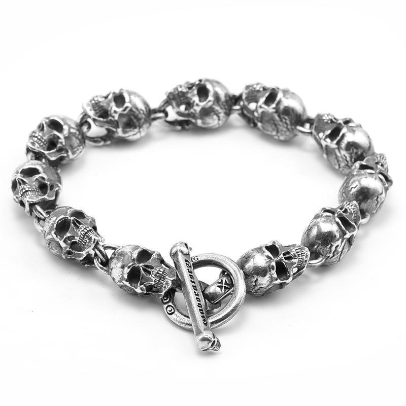 Rebel Spirit Signature – Handmade Punk Motorcycle Bracelet for Men - ZENTRION