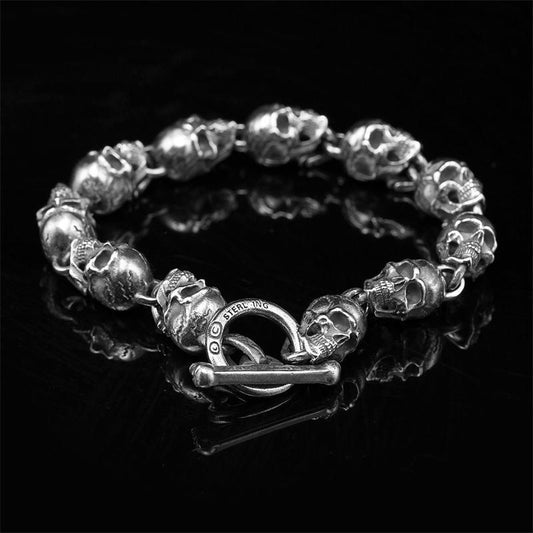 Rebel Spirit Signature – Handmade Punk Motorcycle Bracelet for Men - ZENTRION