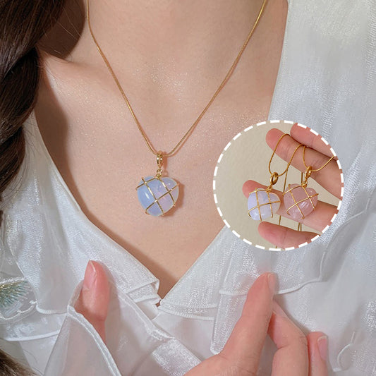 Fashion Moonstone Necklace For Cartoon Princess Love Girl Necklace Novelty Jewelry - ZENTRION