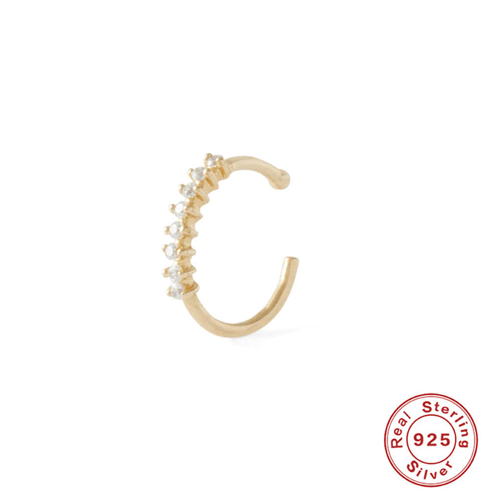 Elegant 925 Sterling Silver Geometric Nose Piercing – Chic and Modern Design for Women - ZENTRION