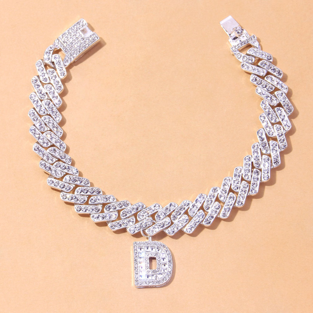 Hip Hop Cuban Anklet – Customizable with Letter Option - ZENTRION